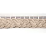 Velúr dupla extra magas 30cm fonott rácsvédő bézs