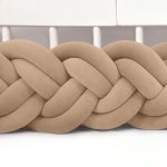 Velúr dupla extra magas 30cm fonott rácsvédő karamell