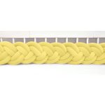 Velúr dupla extra magas 30cm fonott rácsvédő sárga