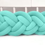 Velúr dupla extra magas 30cm fonott rácsvédő lazúr menta