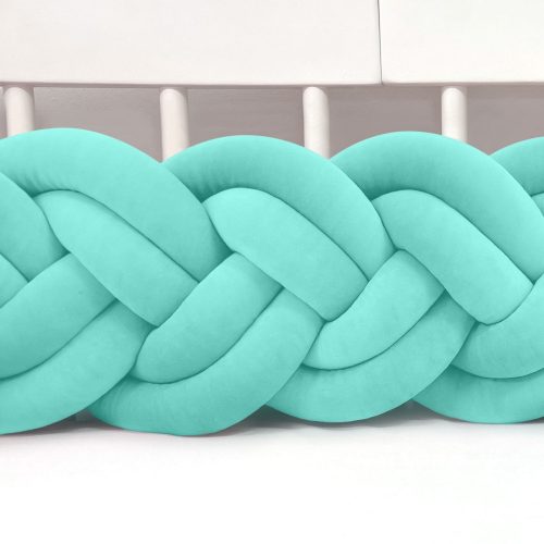Velúr dupla extra magas 30cm fonott rácsvédő lazúr menta