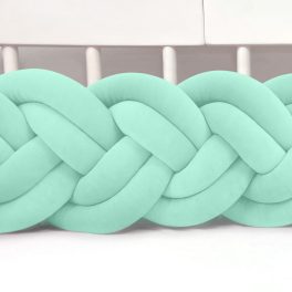 Velúr dupla extra magas 30cm fonott rácsvédő  menta