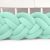 Velúr dupla extra magas 30cm fonott rácsvédő  menta