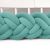 Velúr dupla extra magas 30cm fonott rácsvédő  fáradt menta