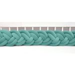 Velúr dupla extra magas 30cm fonott rácsvédő  fáradt menta