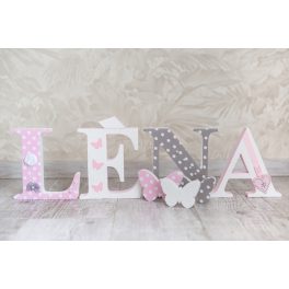 LÉNA stílusú dekor betűk bármilyen névvel