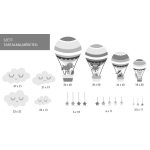 Erdei állatok falmatrica kékes-menta XXL