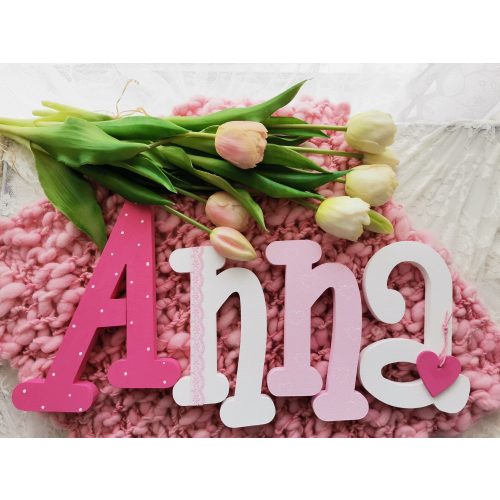 "Anna" stílusú dekor betűk akciós