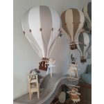 Hőlégballon dekor, szürke 2 méretben