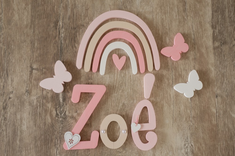 "Zoé" boho stílusú dekor betűk